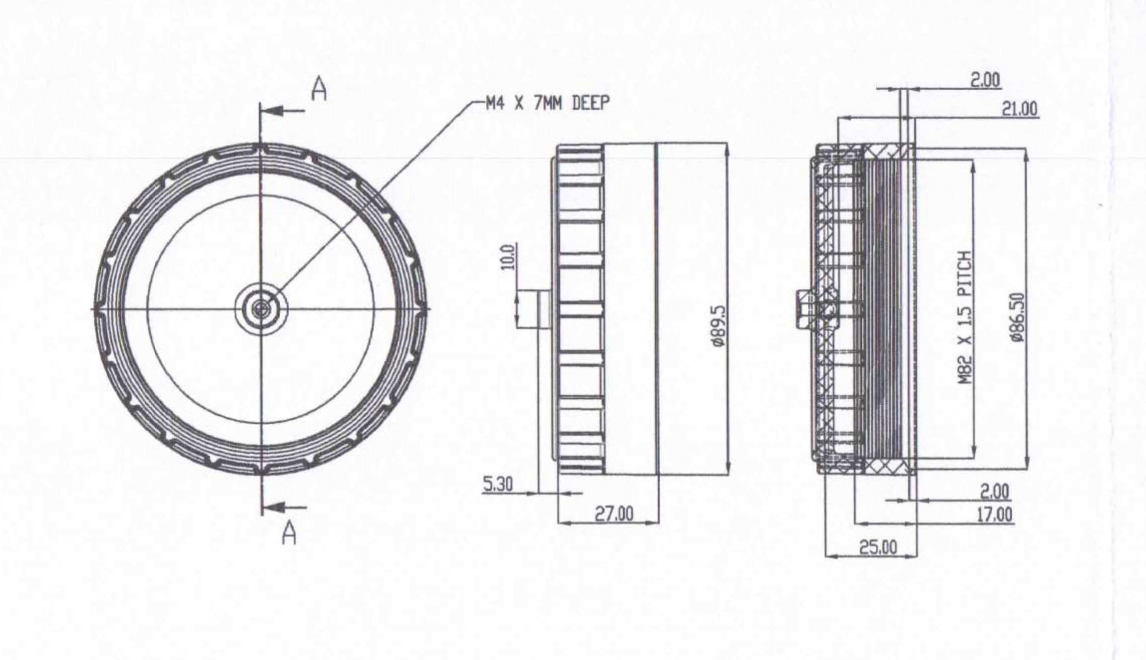 Double Entry Thermocouple head